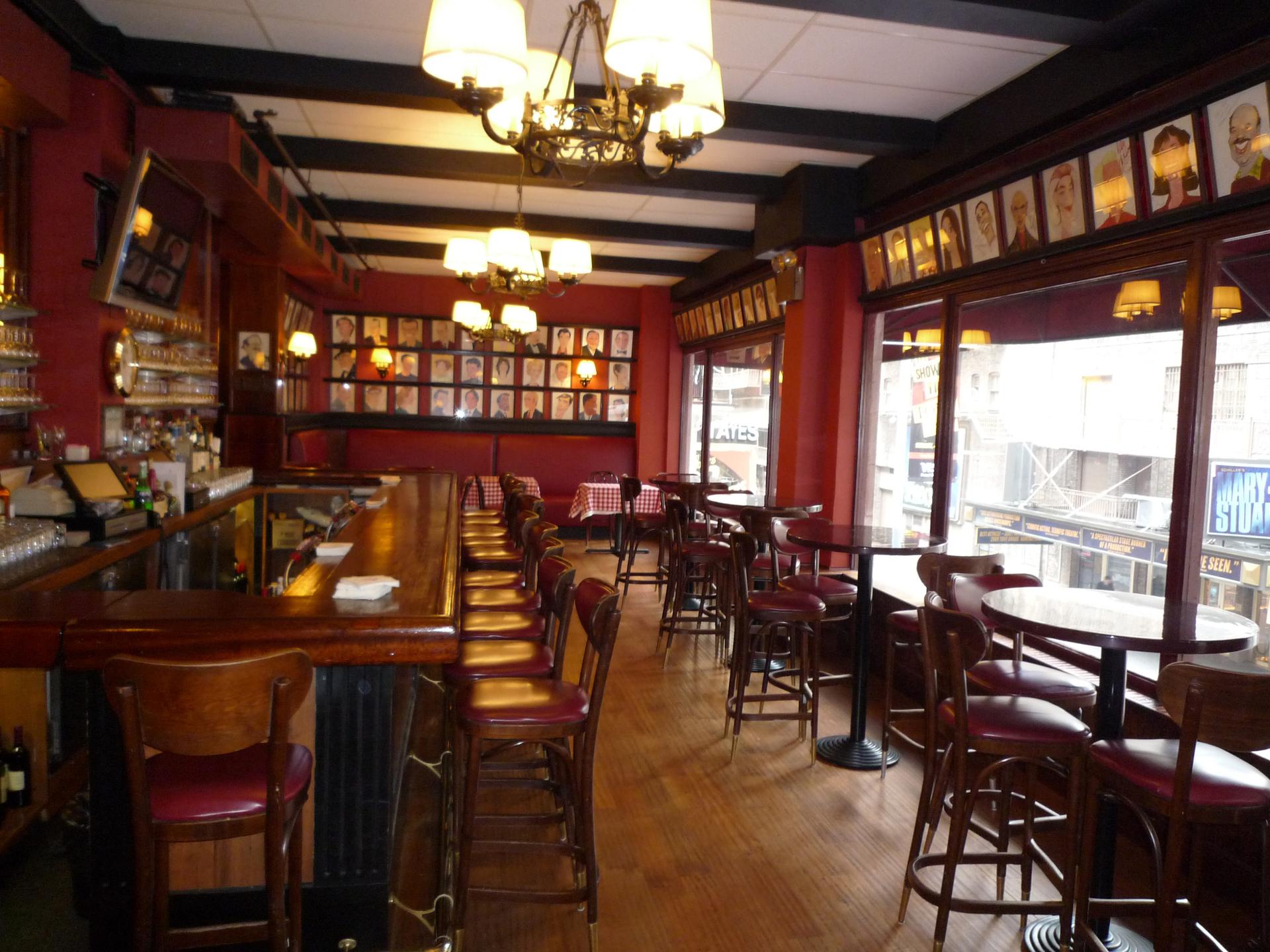 Interior of Sardi's in Times Square, NYC