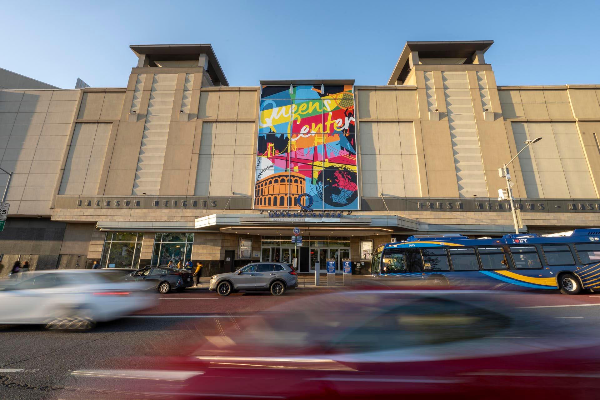 Exterior of Queens Center