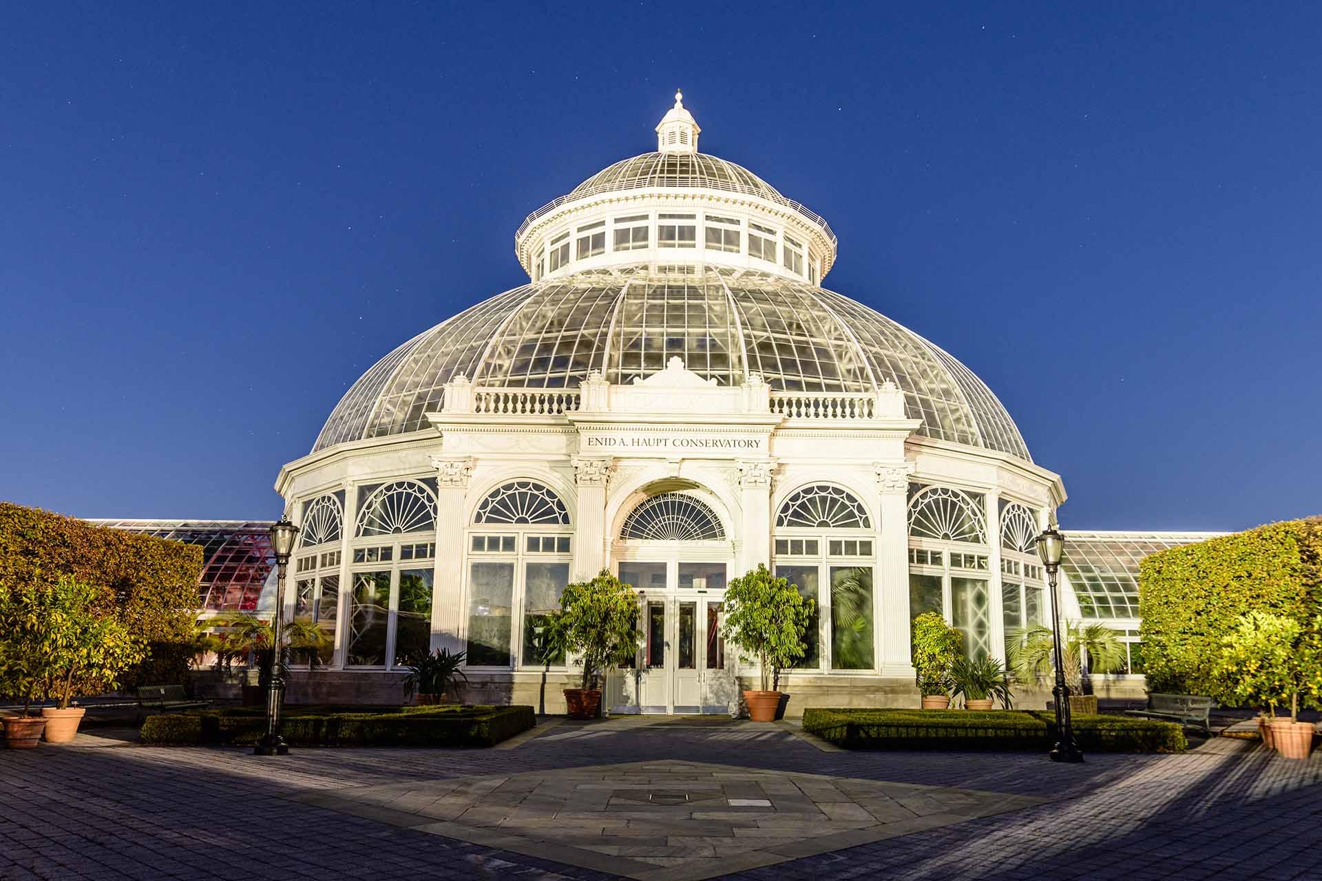 Exterior of New York Botanical Garden